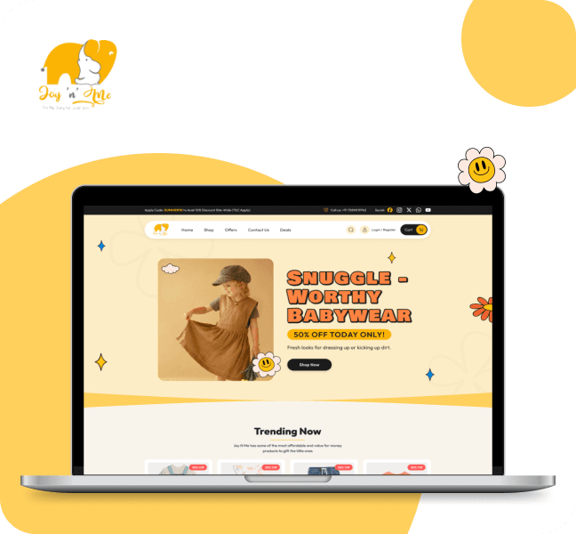 Joy ‘n’ Me – Trends and Quality are two keys that We follow